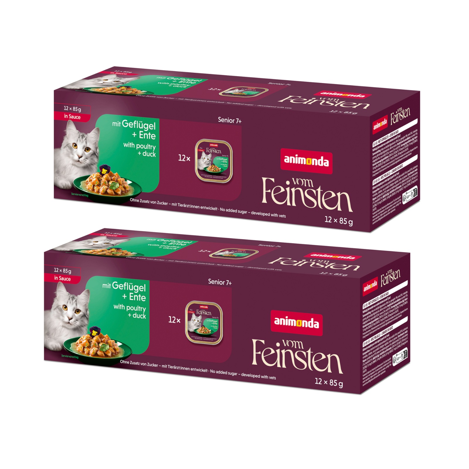 12 + 12 gratis! 24 x 85 g Animonda Vom Feinsten - Senior in Soße: Geflügel & Ente 12 + 12 gratis! 24 x 85 g Animonda Vom Feinsten - Senior in Soße: Geflügel & Ente von Animonda Vom Feinsten