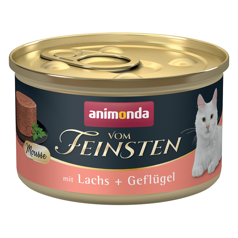 animonda Vom Feinsten Adult 12 x 85 g - Lachs & Geflügel von Animonda Vom Feinsten