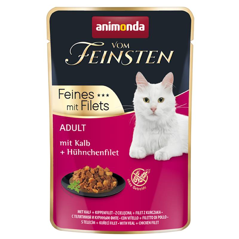 animonda Vom Feinsten Adult 18 x 85 g - mit Kalb & Hühnchenfilet von Animonda Vom Feinsten