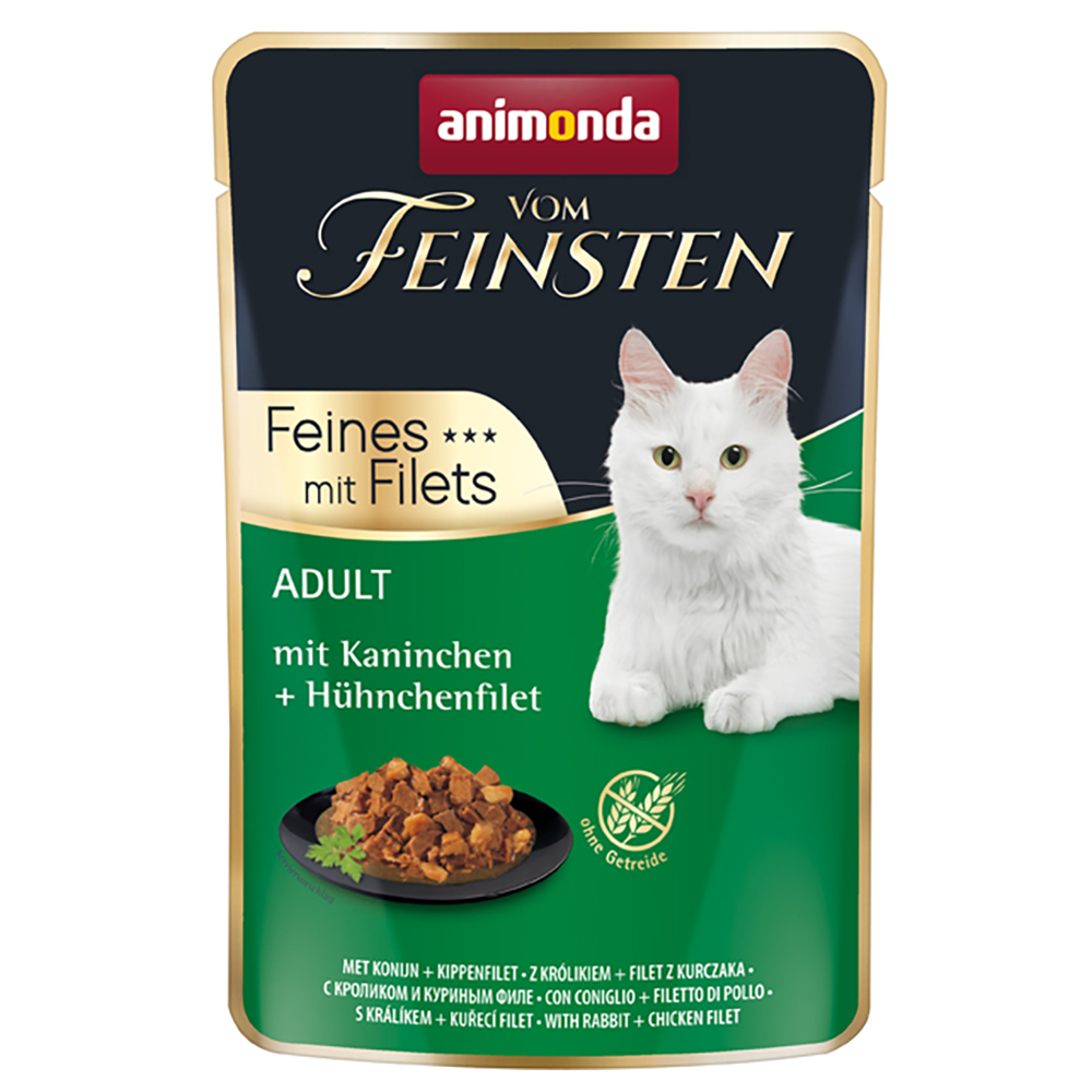 animonda Vom Feinsten Adult 18 x 85 g - mit Kaninchen & Hühnchenfilet von Animonda Vom Feinsten