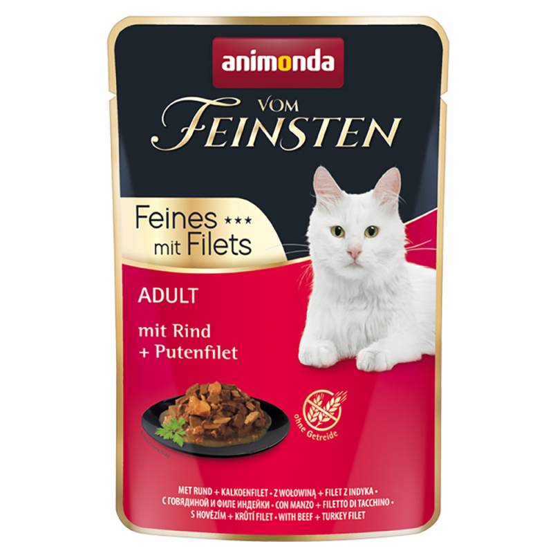 animonda Vom Feinsten Adult 18 x 85 g - mit Rind & Putenfilet von Animonda Vom Feinsten