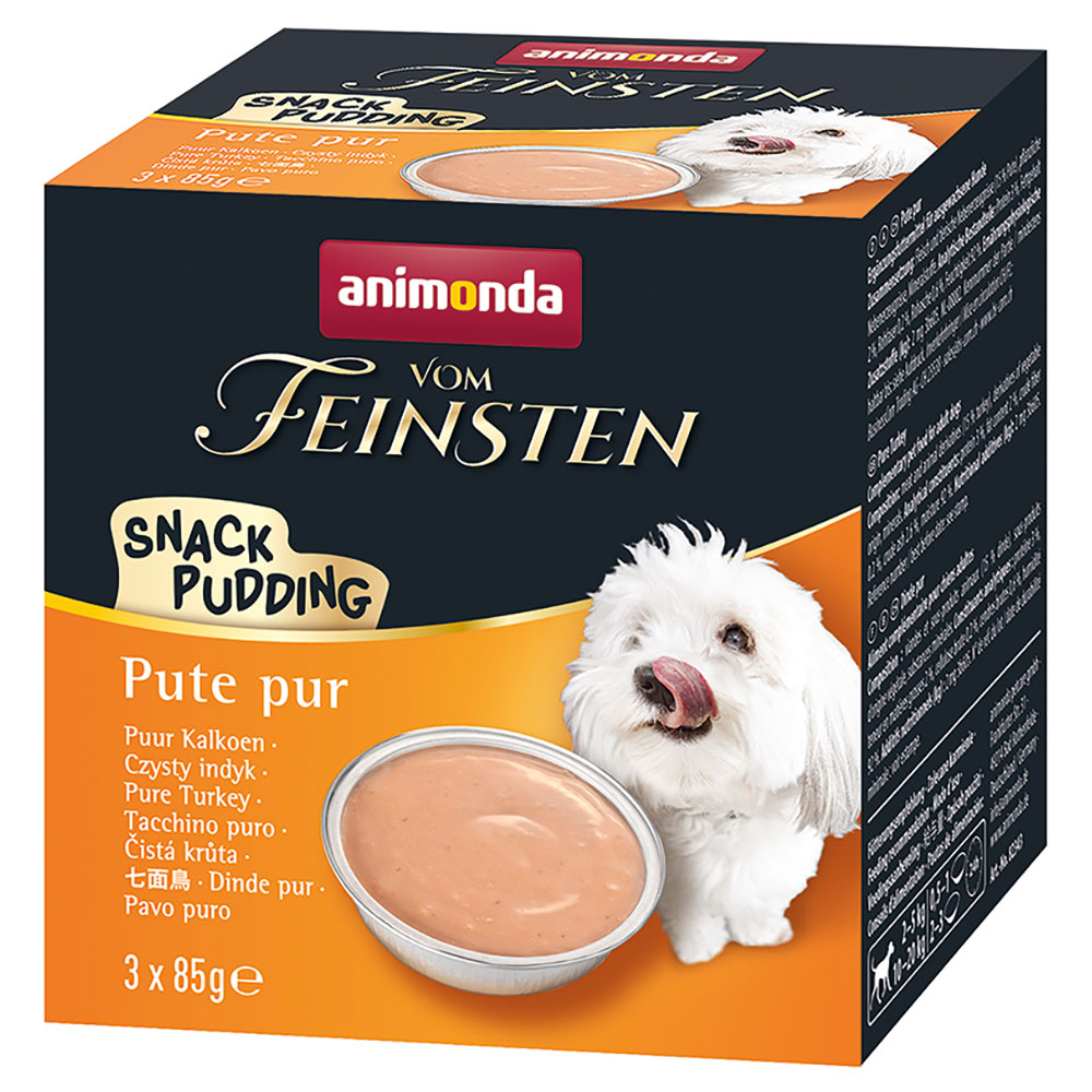 animonda vom Feinsten Adult Snack-Pudding - Sparpaket: 21 x 85 g Pute pur von Animonda Vom Feinsten