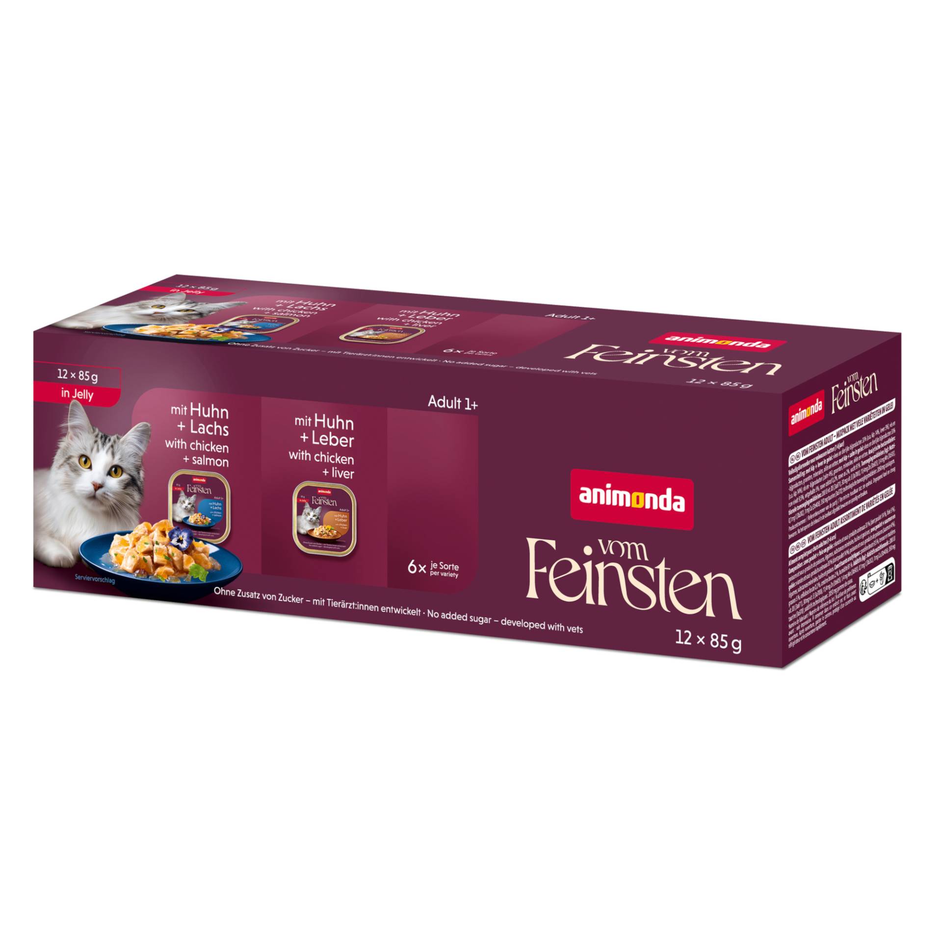Animonda Vom Feinsten Adult in Gelee 12 x 85 g - Mixpaket (2 Sorten) von Animonda Vom Feinsten