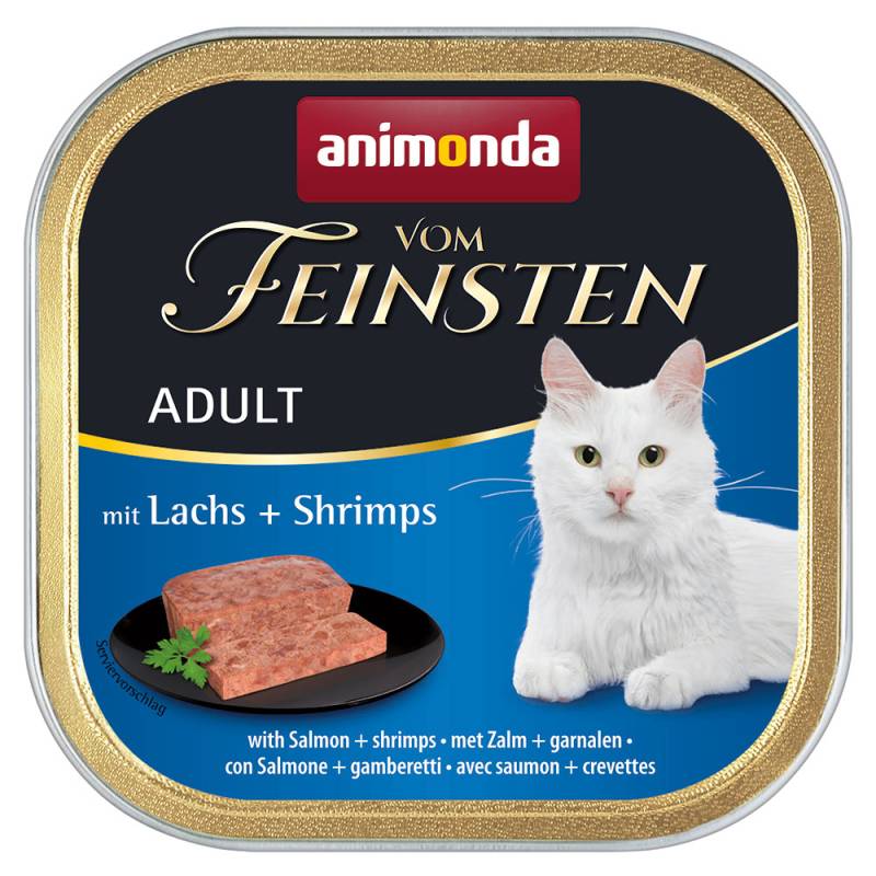 animonda vom Feinsten Adult 6 x 100 g -  Lachs & Shrimps von Animonda Vom Feinsten