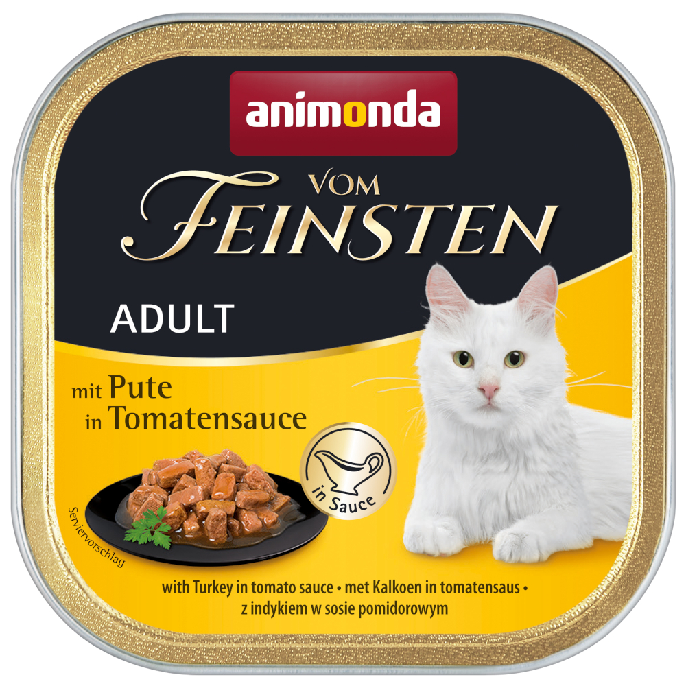 animonda vom Feinsten Adult NoGrain in Sauce 6 x 100 g - Pute in Tomatensauce von Animonda Vom Feinsten