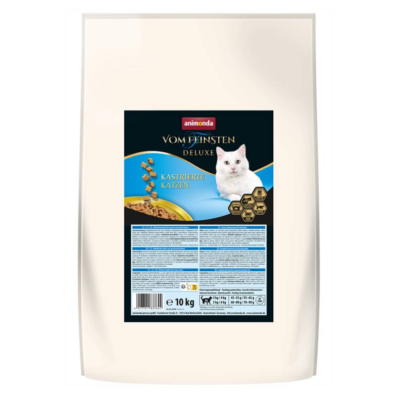 animonda vom Feinsten Deluxe kastrierte Katzen - Sparpaket: 2 x 10 kg von Animonda Vom Feinsten