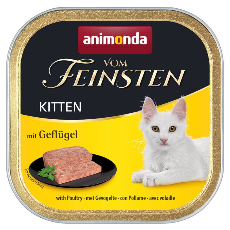 animonda vom Feinsten Kitten 6 x 100 g - mit Geflügel von Animonda Vom Feinsten