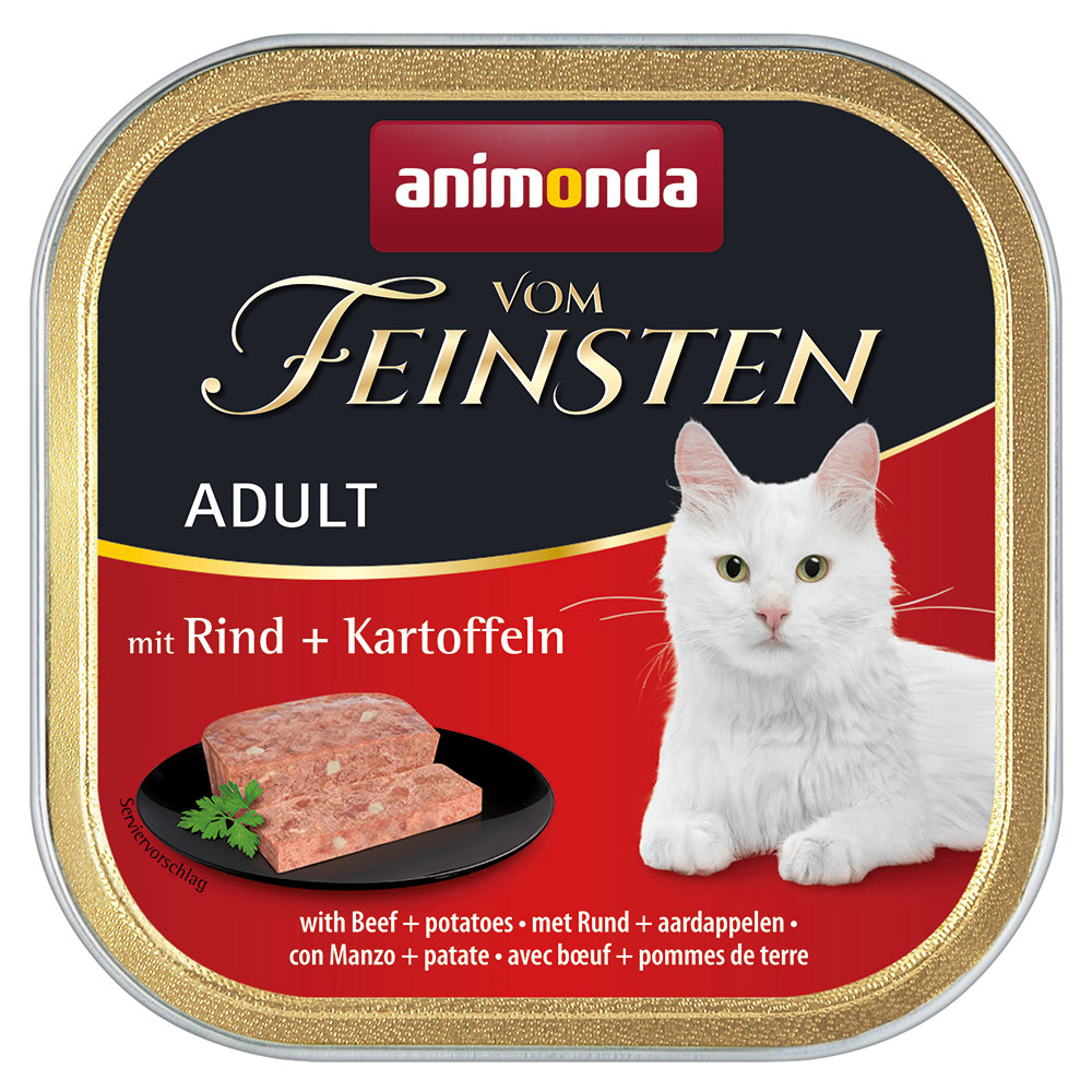 Megapack animonda vom Feinsten Adult 32 x 100 g - Rind & Kartoffeln von Animonda Vom Feinsten