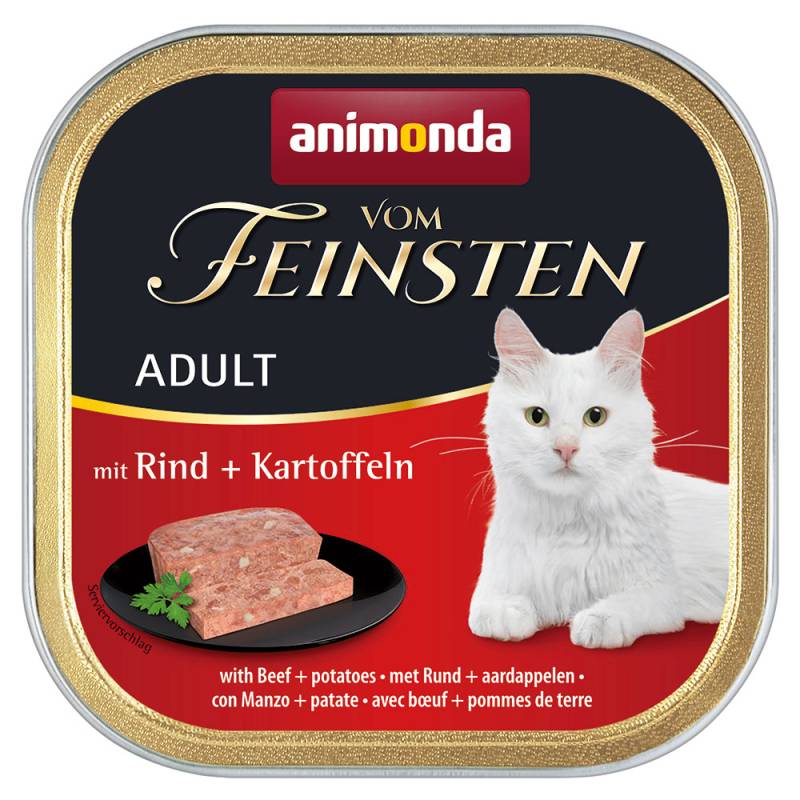 Megapack animonda vom Feinsten Adult 32 x 100 g - Rind & Kartoffeln von Animonda Vom Feinsten