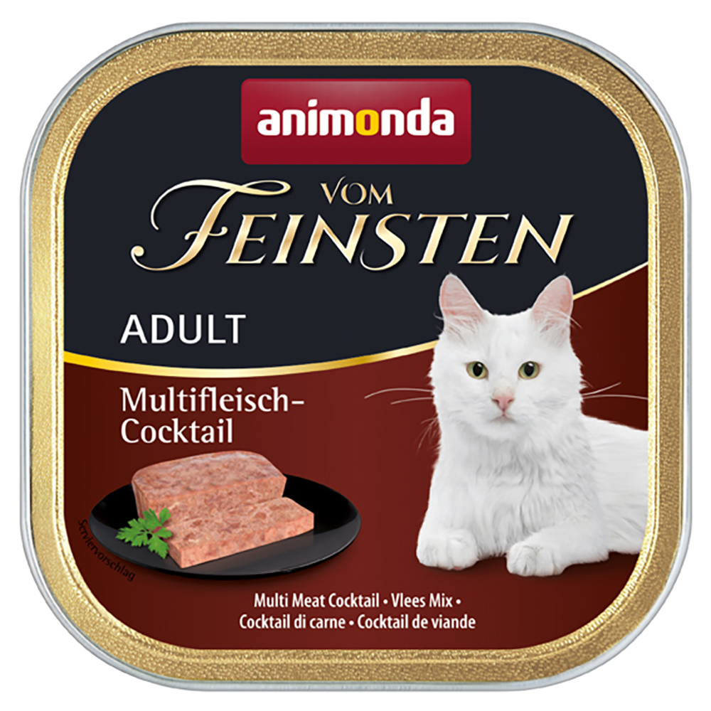 Megapack animonda vom Feinsten Adult 64 x 100 g - Mixpaket Geflügel (4 Sorten) von Animonda Vom Feinsten