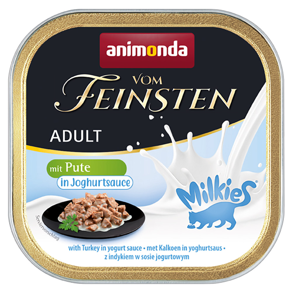 Sparpaket Animonda Vom Feinsten Adult Milkies in Sauce 64 x 100 g - Pute in Joghurtsauce von Animonda Vom Feinsten