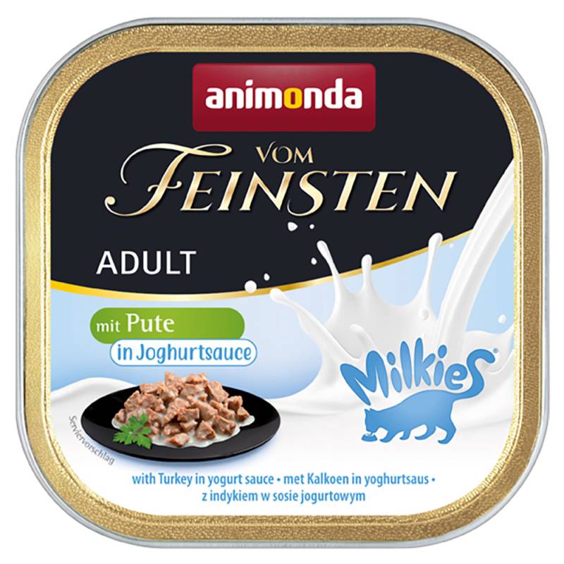 Sparpaket animonda Vom Feinsten Adult Milkies in Sauce 64 x 100 g - Pute in Joghurtsauce von Animonda Vom Feinsten