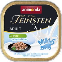 Sparpaket animonda Vom Feinsten Adult Milkies in Sauce 64 x 100 g - Pute in Joghurtsauce von Animonda Vom Feinsten