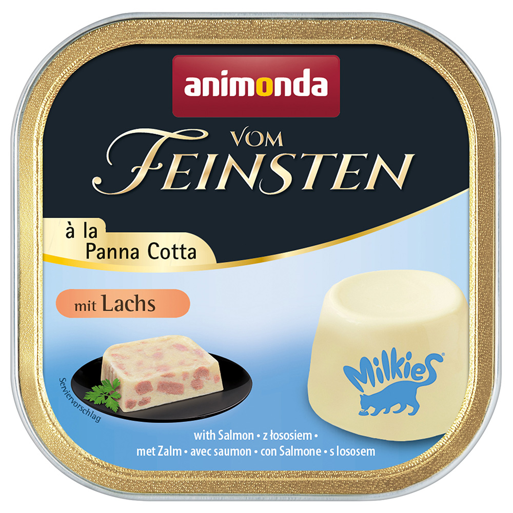 Sparpaket animonda Vom Feinsten Adult à la Panna Cotta 64 x 100 g - mit Lachs von Animonda Vom Feinsten