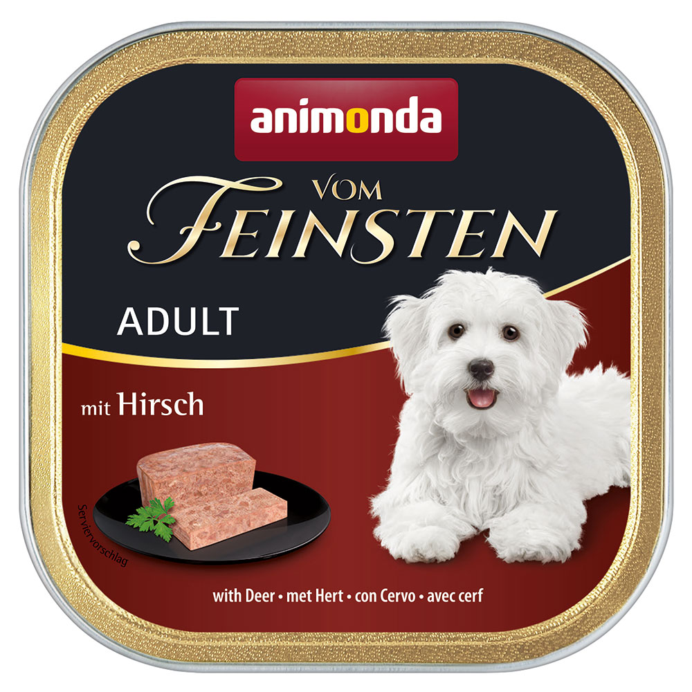 Sparpaket animonda vom Feinsten 48 x 150 g - Adult getreidefrei: Hirsch Sparpaket animonda vom Feinsten 48 x 150 g - Adult getreidefrei: Hirsch von Animonda Vom Feinsten