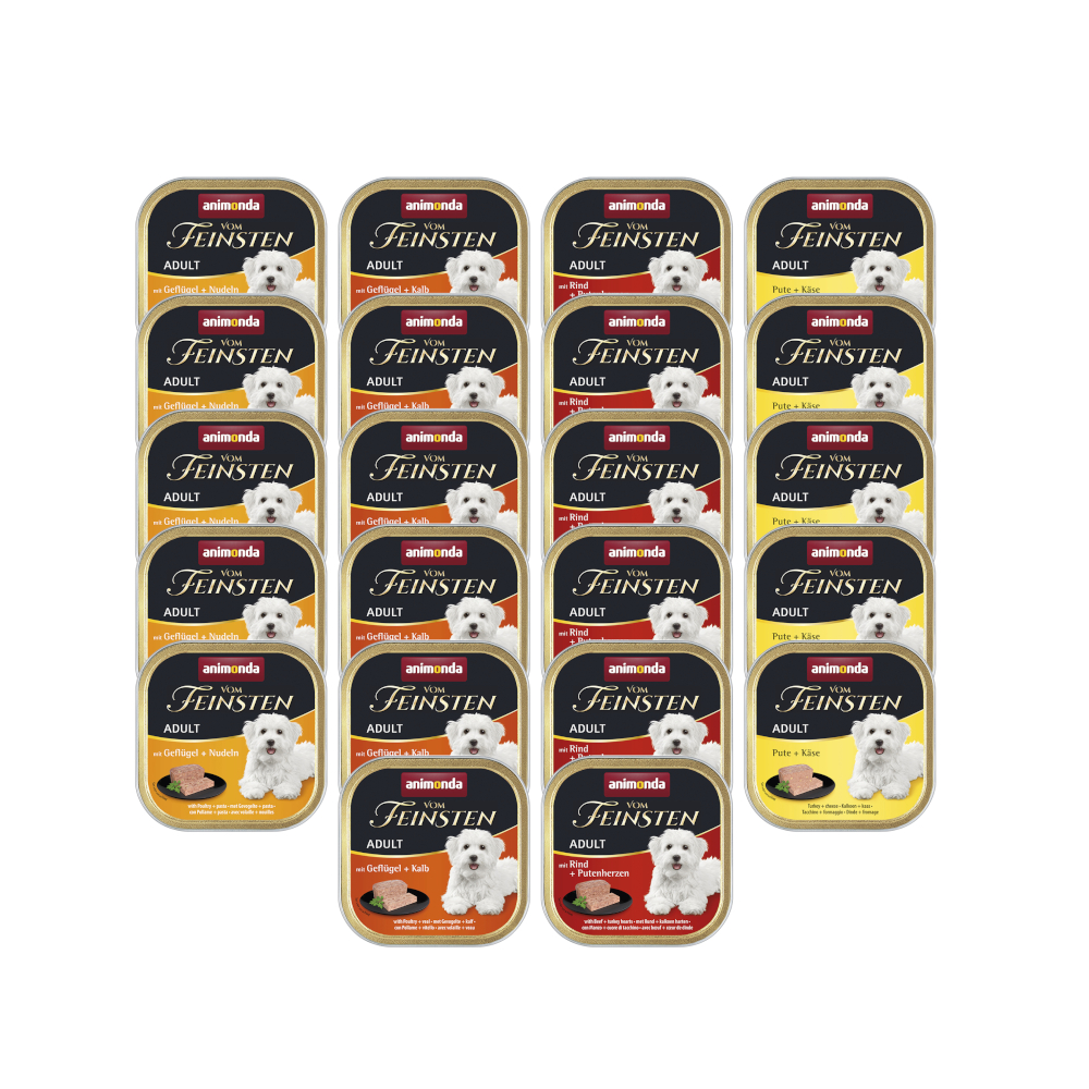Sparpaket animonda vom Feinsten Adult 44 x 150 g - Mixpaket I (4 Sorten) von Animonda Vom Feinsten
