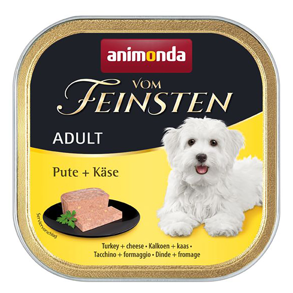 Sparpaket animonda vom Feinsten Adult 44 x 150 g - mit Pute & Käse Sparpaket animonda vom Feinsten Adult 44 x 150 g - mit Pute & Käse von Animonda Vom Feinsten
