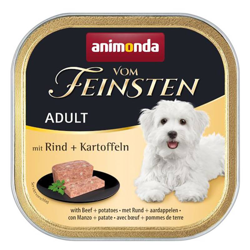 Sparpaket animonda vom Feinsten Adult 44 x 150 g - mit Rind & Kartoffeln von Animonda Vom Feinsten