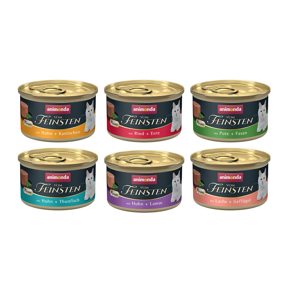 animonda Vom Feinsten Adult 72 x 85 g - Mousse-Vielfalt (6 Sorten) von Animonda Vom Feinsten