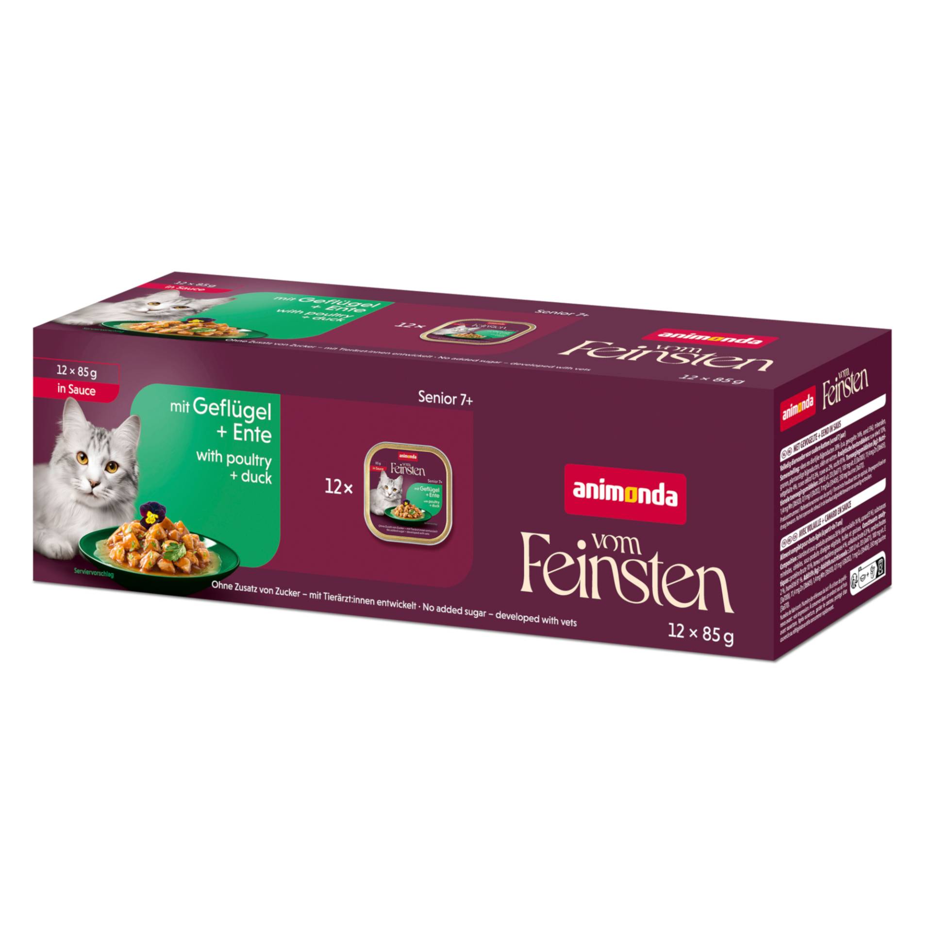 animonda Vom Feinsten Senior in Soße 12 x 85 g Geflügel & Ente animonda Vom Feinsten Senior in Soße 12 x 85 g Geflügel & Ente von Animonda Vom Feinsten
