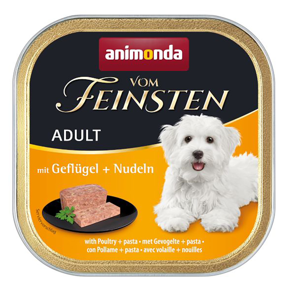 animonda vom Feinsten Adult 22 x 150 g - mit Geflügel & Nudeln animonda vom Feinsten Adult 22 x 150 g - mit Geflügel & Nudeln von Animonda Vom Feinsten
