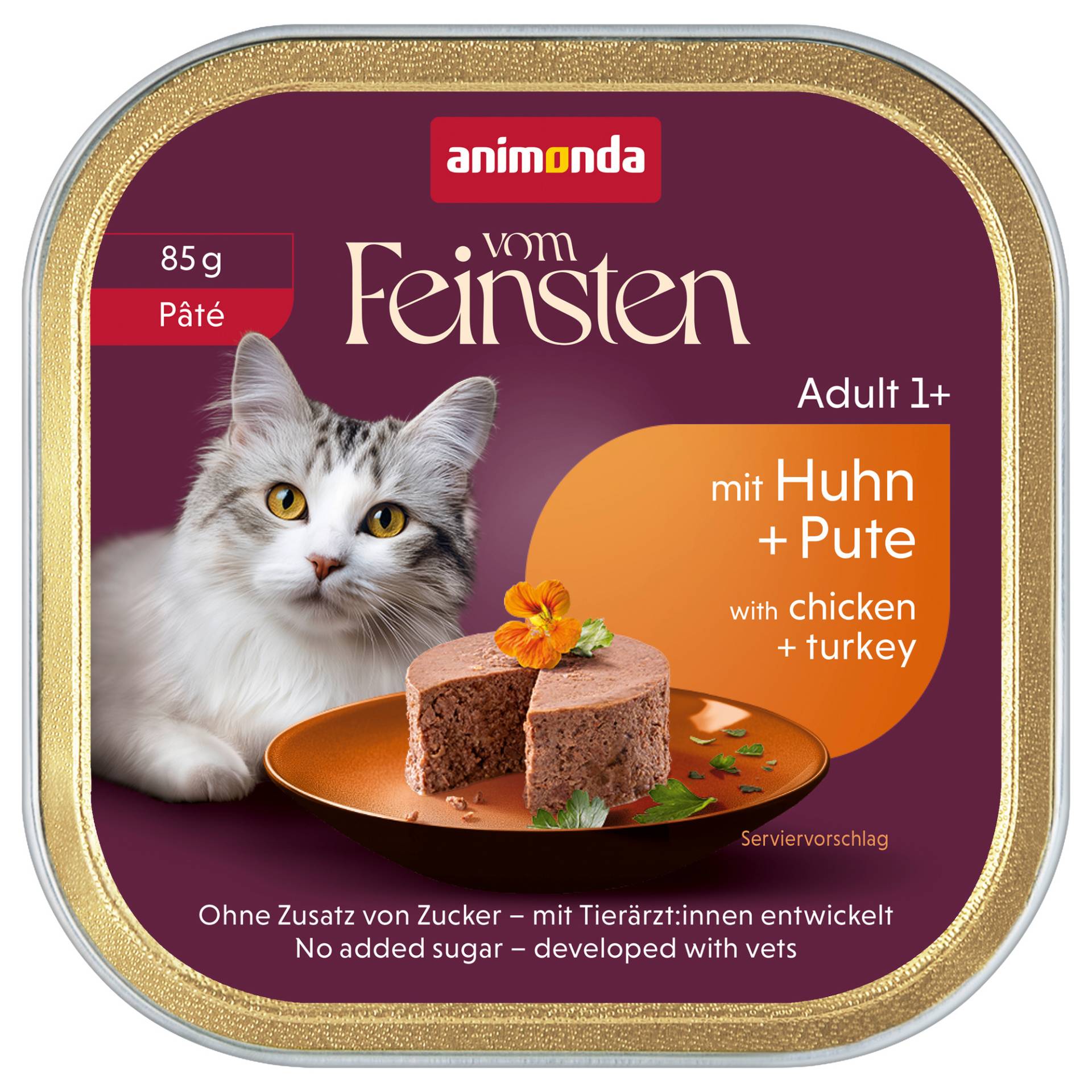 animonda vom Feinsten Adult 32 x 85 g - Huhn & Pute Pâté animonda vom Feinsten Adult 32 x 85 g - Huhn & Pute Pâté von Animonda Vom Feinsten