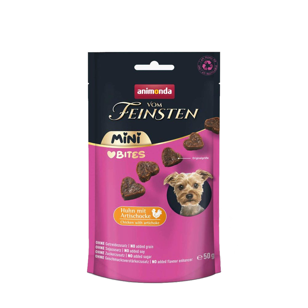animonda vom Feinsten Adult Mini Bites - 50 g Huhn mit Artischocke von Animonda Vom Feinsten