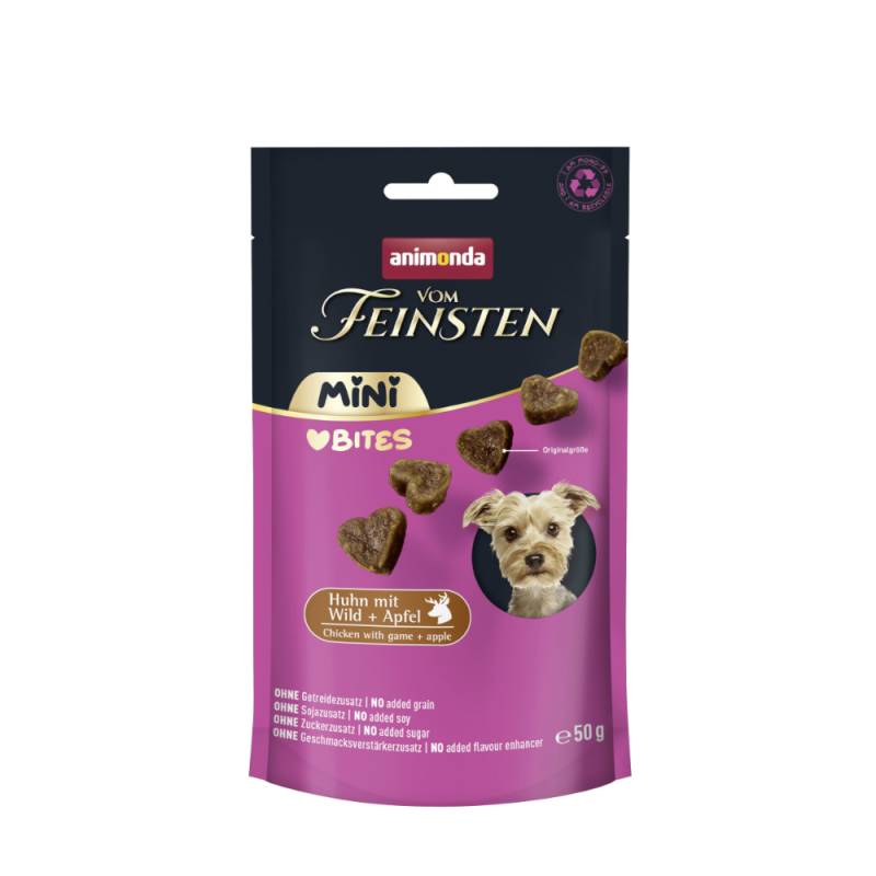 animonda vom Feinsten Adult Mini Bites - 50 g Huhn mit Wild & Apfel von Animonda Vom Feinsten