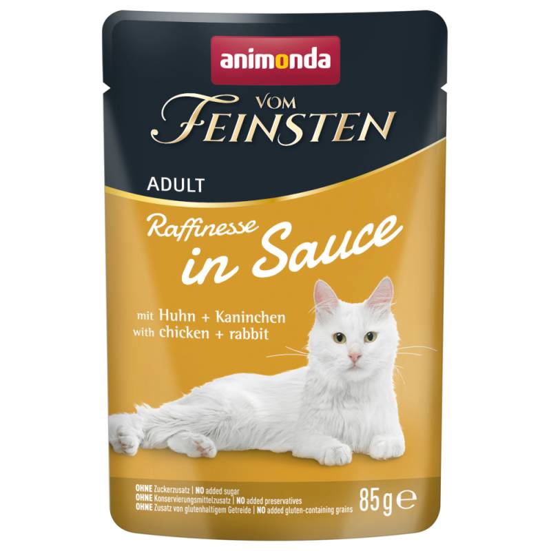 animonda vom Feinsten Adult Raffinesse in Sauce 24 x 85 g - mit Huhn & Kaninchen von Animonda Vom Feinsten