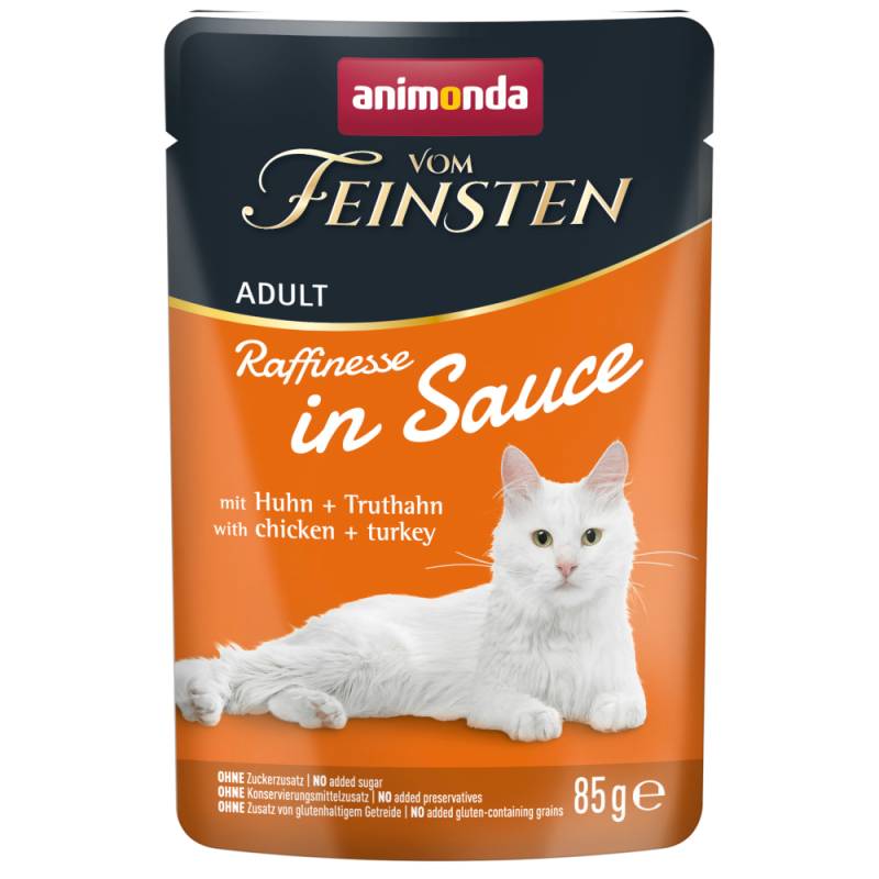 animonda vom Feinsten Adult Raffinesse in Sauce 24 x 85 g - mit Huhn & Truthahn von Animonda Vom Feinsten