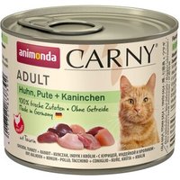 animonda CARNY Adult Huhn, Pute & Kaninchen 6x200 g von Animonda