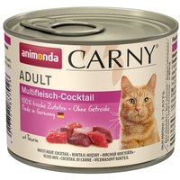 animonda Carny Nassfutter Katze Adult Multifleisch Cocktail 6x200 g von Animonda