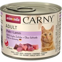 animonda Carny Nassfutter Katze Adult Pute & Lamm 6x200 g von Animonda