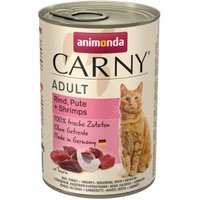 animonda CARNY Adult 6x400g Rind, Pute & Shrimps von Animonda