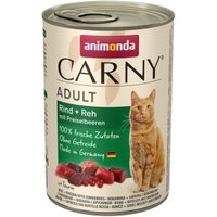 animonda CARNY Adult 6x400g Rind, Reh & Preisselbeeren von Animonda