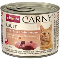 animonda CARNY Adult Huhn, Pute & Entenherzen 24x200 g von Animonda