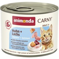 animonda Carny Nassfutter Katze Adult Huhn und Lachs 12x200 g von Animonda
