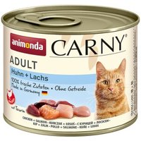 animonda Carny Nassfutter Katze Adult Huhn & Lachs 24x200 g von Animonda