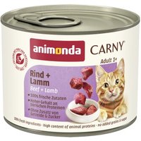 animonda Carny Nassfutter Katze Adult Lamm und Rind 24x200 g von Animonda