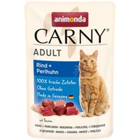 animonda Carny Nassfutter Katze Adult Rind und Perlhuhn 24x85 g von Animonda