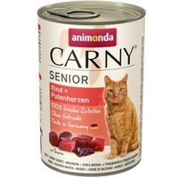 animonda CARNY Senior 6x400g Rind & Putenherzen von Animonda