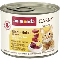 animonda Carny Nassfutter Katze Senior Rind und Huhn mit Käse 24x200 g animonda Carny Nassfutter Katze Senior Rind und Huhn mit Käse 24x200 g von Animonda