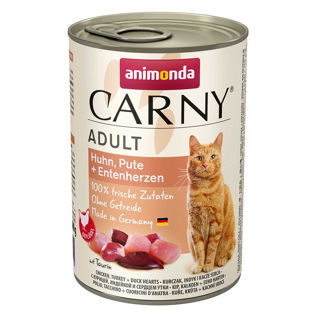 animonda Carny Adult Huhn, Pute und Entenherz 24x400g von animonda Carny