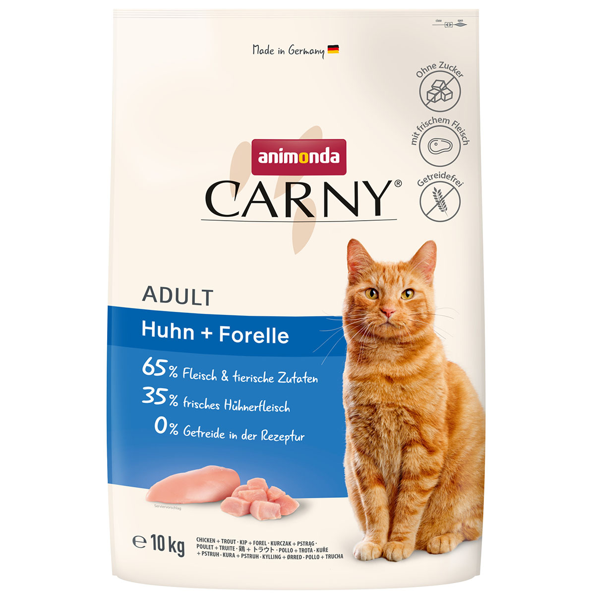 animonda Carny Adult Huhn + Forelle 2x10kg animonda Carny Adult Huhn + Forelle 2x10kg von animonda Carny