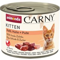 animonda Carny Kitten Kalb, Huhn und Pute 24x200 g von Animonda