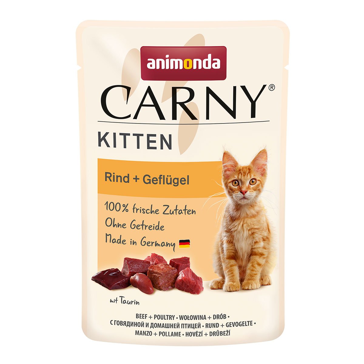 animonda Carny Kitten Rind + Geflügel 12x85g von animonda Carny