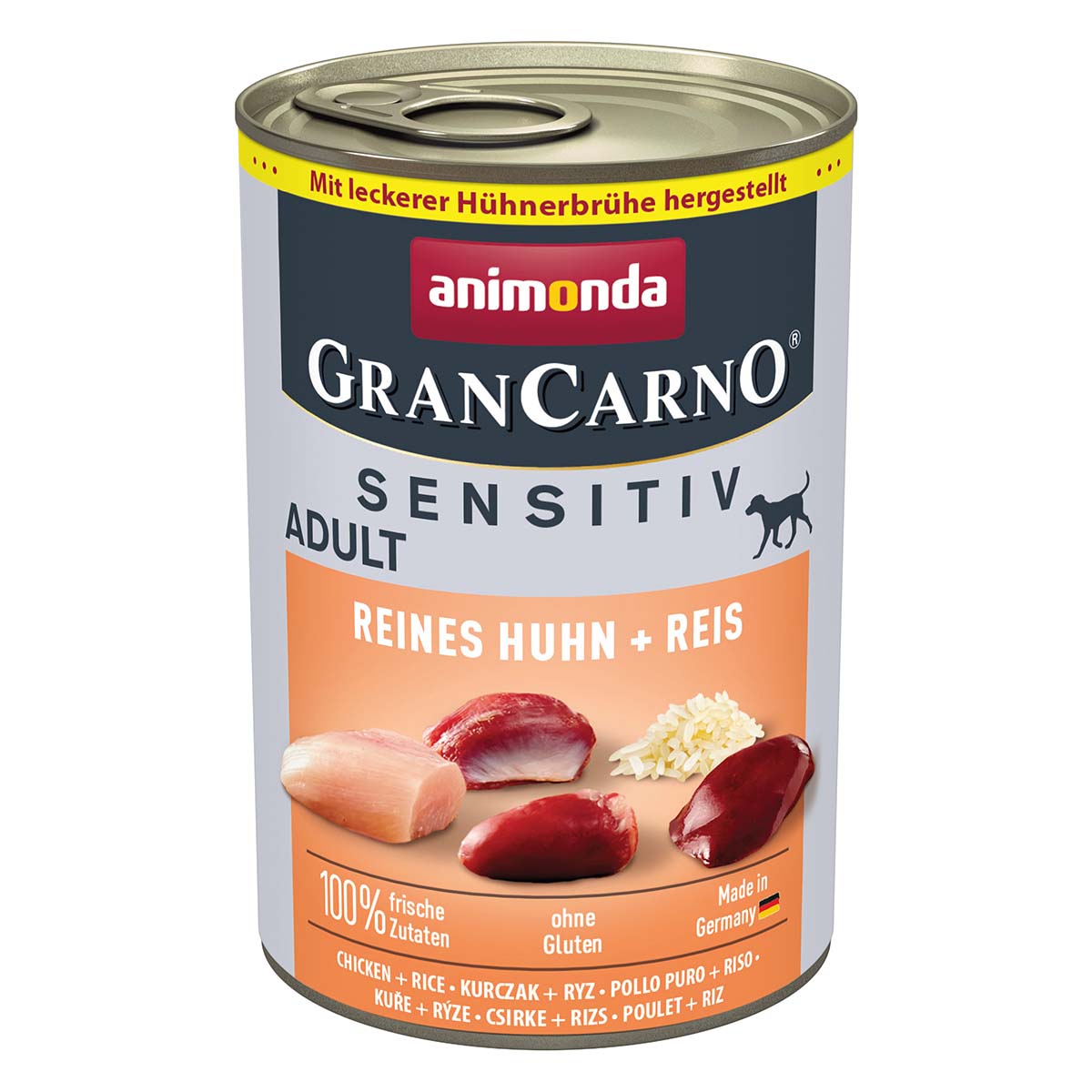 animonda GranCarno Adult Sensitiv Reines Huhn + Reis 24x400g animonda GranCarno Adult Sensitiv Reines Huhn + Reis 24x400g von animonda GranCarno