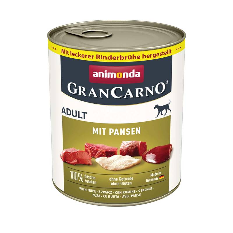 animonda GranCarno Adult mit Pansen 24x800g von animonda GranCarno