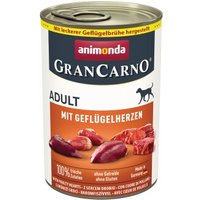 animonda GranCarno Original Adult Geflügelherzen 6x400 g von Animonda