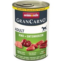 animonda GranCarno Original Adult Rind & Entenherzen 6x400 g von Animonda